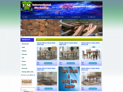 eminternationalmarketing.com snapshot