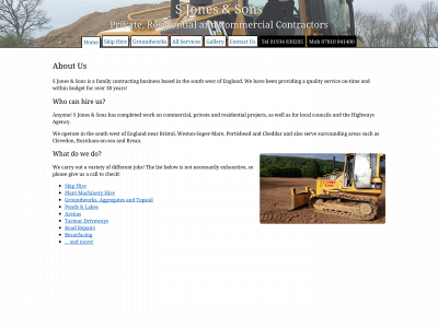 sjandsons.co.uk snapshot