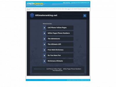 ultimateranking.net snapshot
