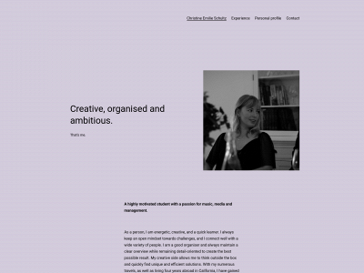 christineeschultz.dk snapshot