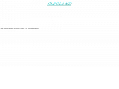cleoland.com snapshot