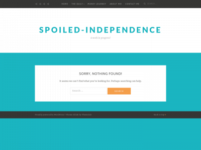 spoiledindependence.com snapshot
