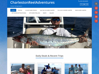charlestonreeladventures.com snapshot