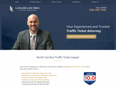 langerlawfirm.com snapshot