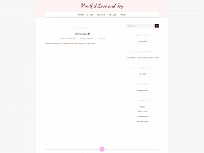 mindfulloveandjoy.com snapshot