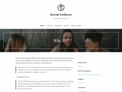 recruitnorthwest.com snapshot