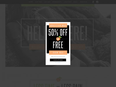 pamperyourpeach.com snapshot