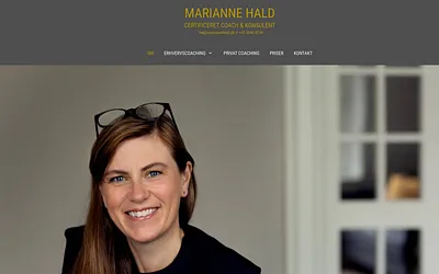 mariannehald.dk snapshot