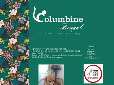 columbinebengal.dk snapshot