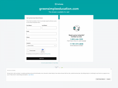 greensimpleeducation.com snapshot