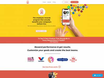 pryzeapp.com snapshot