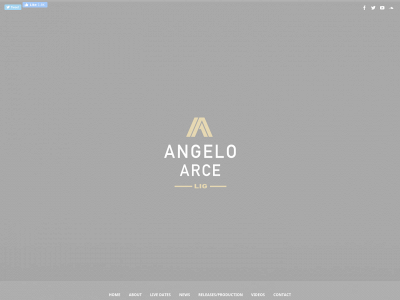 angeloarcemusic.com snapshot