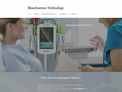 bloodwarmer.tech snapshot