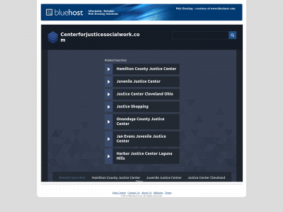 centerforjusticesocialwork.com snapshot