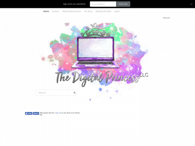 www.thedigitalprincess.com snapshot