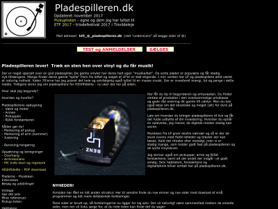 pladespilleren.dk snapshot