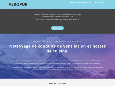 aeropur.ca snapshot