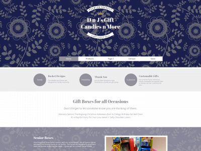 dnjsgiftcandiesnmore.com snapshot