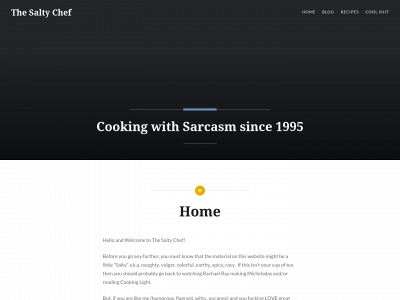 thesaltychef.com snapshot