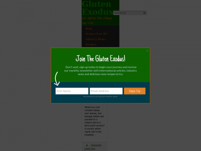 glutenexodus.com snapshot