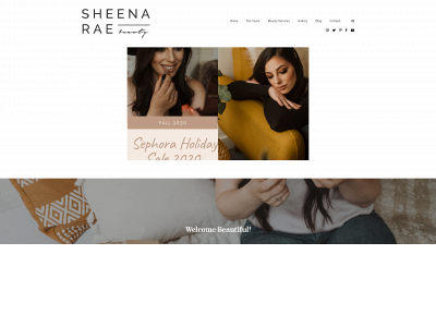 sheenaraebeauty.com snapshot