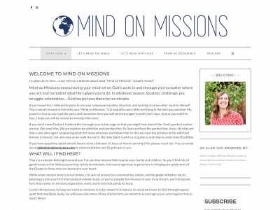 mindonmissions.com snapshot