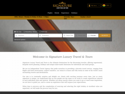 signatureluxtravel.com snapshot