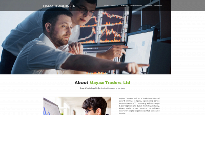 mayaatraders.co.uk snapshot