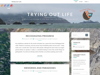 tryingoutlife.com snapshot