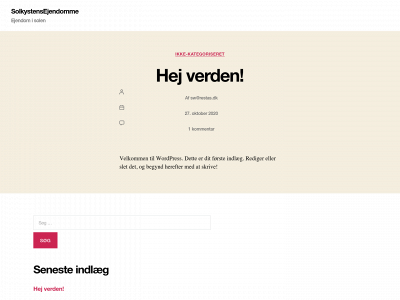 solkystensejendomme.dk snapshot