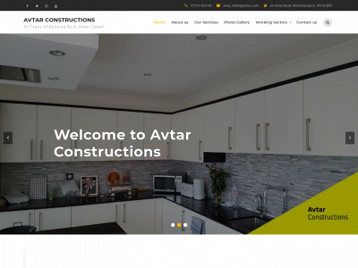 avtarconstructions.com snapshot