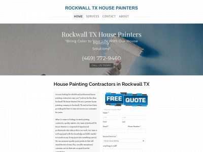 www.rockwallhousepainting.com snapshot