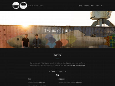 twinsofjune.com snapshot