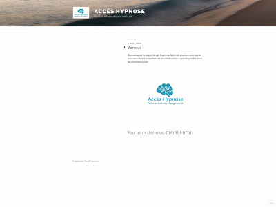 acceshypnose.com snapshot