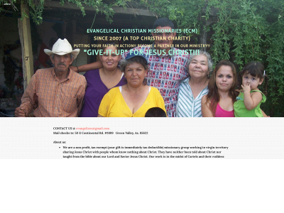 evangelizeu.com snapshot