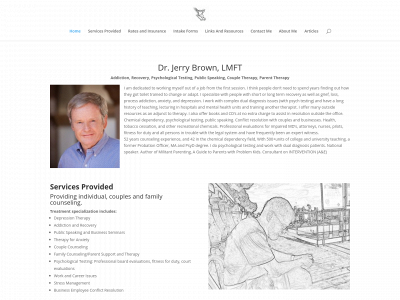 drjerrybrown.net snapshot