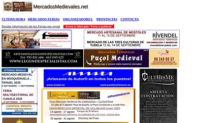 mercadosmedievales.net snapshot