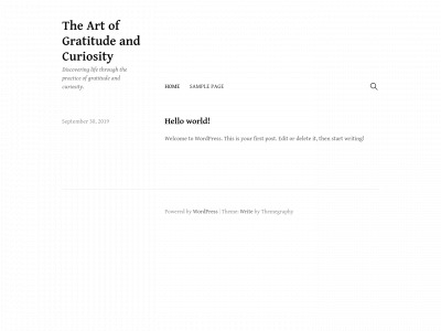 theartofgratitudeandcuriosity.com snapshot