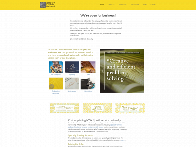 precisecontinental.com snapshot