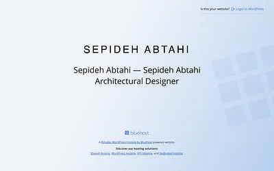 sepidehabtahi.com snapshot