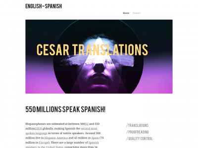 cesartranslations.com snapshot