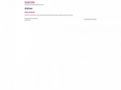 sarcon.dk snapshot