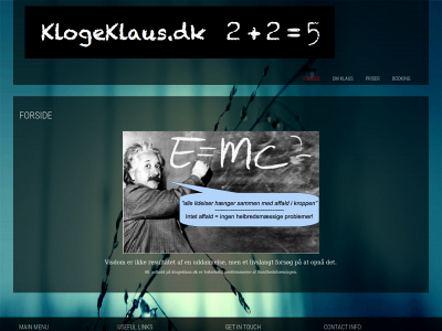 klogeklaus.dk snapshot