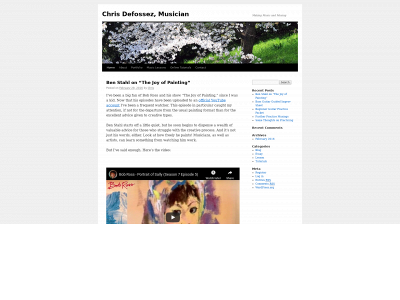 chrisdefo.com snapshot