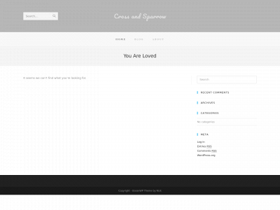 crossandsparrow.com snapshot