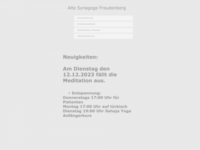 psychotherapiefreudenberg.de snapshot