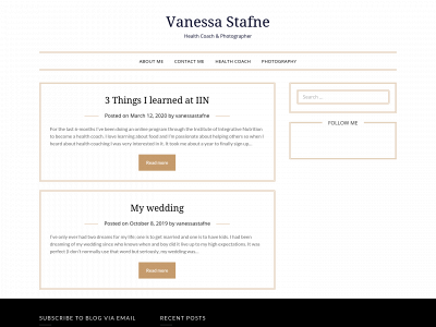 vanessastafne.com snapshot