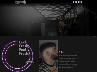 fadedlinesbarbershop.com snapshot