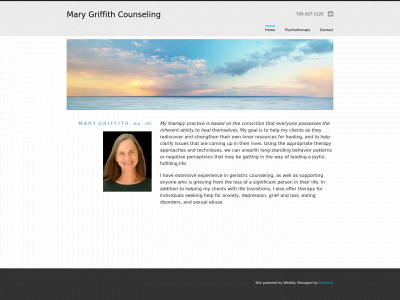 marybgriffith.com snapshot