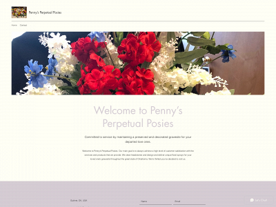 pennysperpetualposies.com snapshot